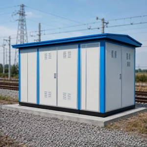 Pad Mounted Transformer 34.5kV Loop Feed Surge Arrester Built in Three Phase Transformer
