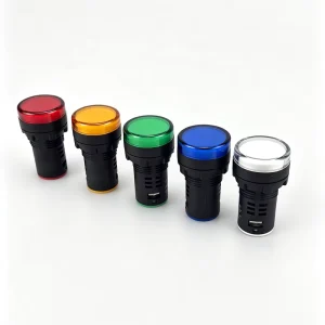 Panel Mount LED Indicator Signal Lamp 22MM Red AD16-22DS Equipment Series IP55 Control Panel Screw Terminal 220 Volts Plastic