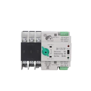 Photovoltaic Models Uninterruptible Dual Power ATS Automatic Transfer Switch CHQ4-125/3P 400V 50/60Hz for Photovoltaic Panels