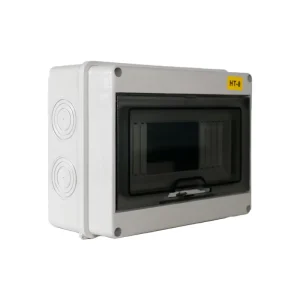 Plastic HT Series 8 Way IP65 Waterproof Circuit Breaker Industrial Outdoor Distribution Enclosure Box 220V 400V 50 60Hz IEC