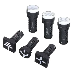 Plastic Indicator Light Hyper Bright Warning Feature Mechanical Indicator Type for Safety System