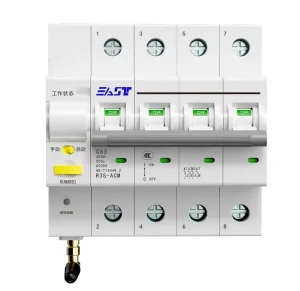 Plastic Industrial Electronic Equipment Smart Circuit Breaker 10A 100A 6kA Breaking Capacity Tuya