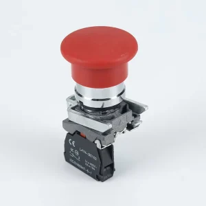 Plastic Push Button Switch Push Switch Action 1NO1NC Contact for Industrial Machinery Control
