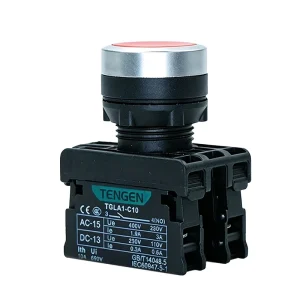 Plastic Short Handle Selector Switch DDX IP65 2/3-Position Lockable Rotary Industrial Control 220V 1NO 1NO1NC Red Green
