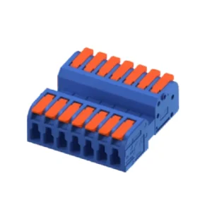 Plug and Play 7 Pin Male Female Push Wire Electrical Connector with Lever Terminal Blocks