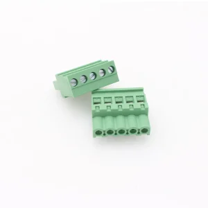 Plug in Brass Female Terminal Block 5.08MM Pitch 2P-24P PCB Terminal Connector