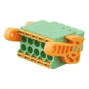 Pluggable Double Row Spring Terminal Block 3.5mm With Hook Plug in Terminal Block