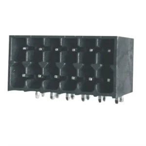 Pluggable Terminal Block High Temperature Double Level Right Angle 3.5mm Terminal Block with Nuts