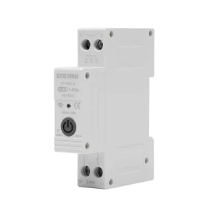 Portable 63A WiFi Smart Earth Leakage MCB Wireless Electricity Meter Protector Smart Breaker with Over Voltage protection
