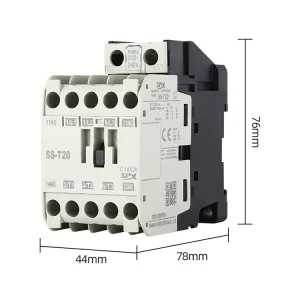 Power Contactor 3 Phase 220V 380V 24V 18A Magnetic Detector Coil CE Certified AC Industrial Automation Din Rail Mount