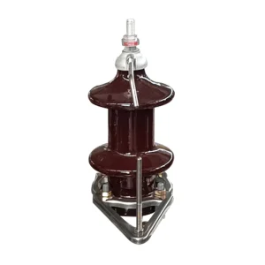 Power Distribution and Substation Equipment Brown High voltage Transformer Porcelain Bushing DIN Electrical Insulator