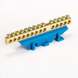 Power Distributor Ground Bar Transformer Control Panel Board Neutral Links Screw Connection 6 7 12 14 Terminal Block Brass Bars