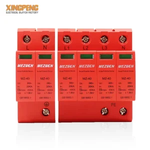 Power System AC Surge Protector 2P 40KA 275V Surge Protective Device Lightning Protection Manufacturer