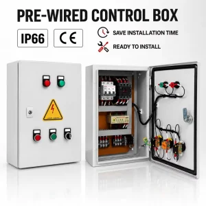 Pre Wired Integrated Control Panel Electrical Distribution Box IP66 Rated Cold Rolled Steel CE Certified