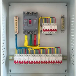 Pre assembled 380V 3P4W Meter Cabinet Overload Protection Electrical Power Control Panel for Home Construction Site
