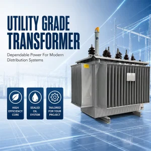 Precision Manufactured Three Phase 50Hz 80kVA 400kVA Anti Corrosion Oil Filled Transformer Electrical Transformer