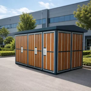 Prefabricated Compact 33kV 5 MVA Box Type Transformer Substation for Solar Farm ISO9001 Certified