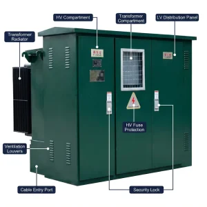 Prefabricated Substation 10kV 50 1600kVA Compact Power Substation CE IEC Standard Box Transformer Substation OEM