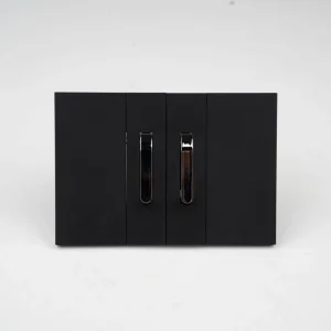 Premium Grain Texture US Standard Wall Socket LED Indicator Mixed Use Development Commercial Fitting