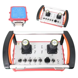 Professional 6 Axis Frequency Inverter Wireless Control Terminal With Dual 3 Axis Joysticks for Hydraulic Excavators