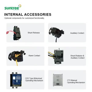 Professional MCCB Manufacturer AC Circuit Breaker PV MCCB 100A-600A 1000V 3 Pole