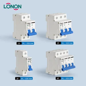 Professional Manufacturer 230/400V 1P 2P 3P 4P 6000A Miniature Circuit Breaker MCB