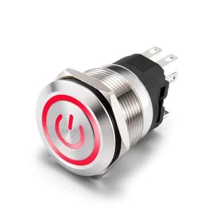 Push Button Switch 6V 12V 24V 36V DC 1NO1NC Stainless Steel Momentary for Power Push Button System
