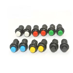 Push Button Switch DS 428 Self Lock momentary 12mm 6pcs 3A DS228 Off On 3a/125vac