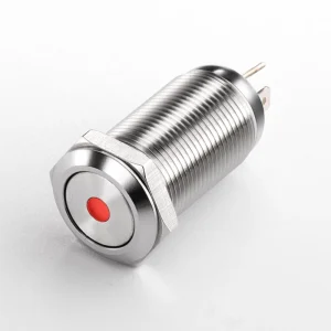 Push Button Switch NO NC Configuration Momentary Latching Option Ring LED 12V 24V for Power Switch