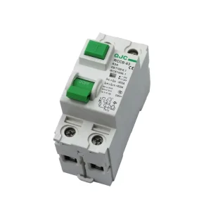 QJC Electrical Magnetic 2 Pole 2p Double Phase 63A 63 Amp AC Auto Recloser Residual Current Circuit Breakers RCCB RCBO