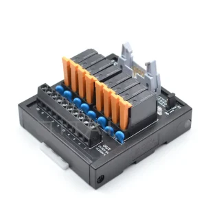 QMY443 Sealed Miniature 4 Pin Protective Signal Relay Module AC DC 5A 250V with Connection Cable for PLC Control