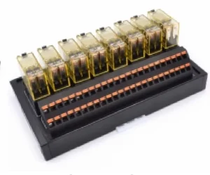 QMY535SL 250V 2A PLC 8-Bit Power Relay Module Surge Absorber Solid State Relay Miswiring Protection for Industrial Control