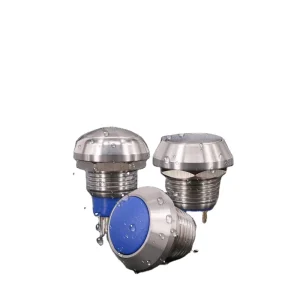 QN12 A 12mm Non illuminated Waterproof Domed Flat or Ball Head 1NO Momentary Metal Stainless Steel IP65 Push Button Switch