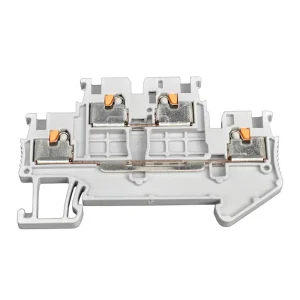 QPT 1.5 2 2 PTTB1 5 S Double level Terminal Block 500 V 16A Spring Push in Connection 0.14 1.5 Mm² Din Rail Terminal Blocks