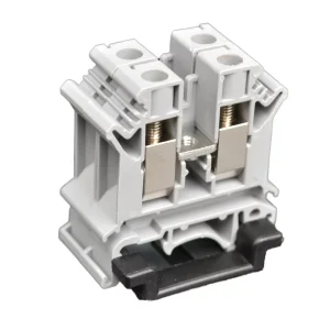 QUKJ-10 UK 10N Feed-through Screw Connection DIN Rail Terminal Block 800V 57A 0.5-10mm² Mounting Type NS35 NS15 NS32 Color Gray