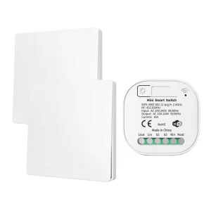 QX 305 Self powered Remote Wireless Switch Google Home Intelligent Light Switch Dual Control Tuya Wifi Smart Wall Switch