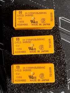 Qty 3 Relay S4eb 5v General Purpose Original Stock One-year Warranty
