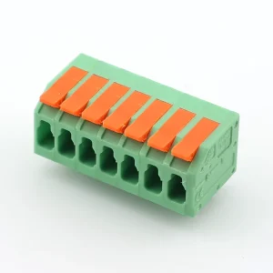 Quick Connection Splice Type Terminal Blocks 7P 3.5mm Female Sockets Plug Connectors Accessories PA66 Copper Stainless Steel