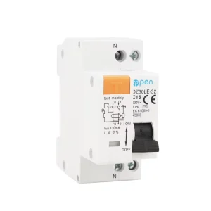 RCBO 20A 2P 3P+N 4P Residual Current Circuit Breaker Differential Automatic With Over Current and Leakage Protection