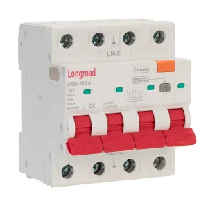 RCBO 20A 2P 3P+N 4P Residual Current Circuit Breaker Differential Automatic With Over Current and Leakage Protection