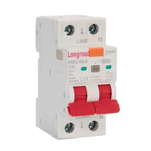 RCBO 2P 4P 10A 30mA 100mA 300mA Residual Current Circuit Breaker RCCB RCD RCBO MCB