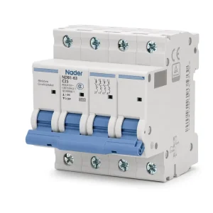 RCBO 32A 40A 63A Residual Current Circuit Breaker with Overload Protection 30mA Leakage Protection MCB Air Switch