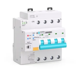 RCBO Adjustable Smart Circuit Breaker Residual Current Circuit Breaker With Over Current and Leakage Protection for House