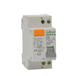 RCBO Circuit Breaker 1P+N Earth Leakage Circtuit Breaker ELCB RCCB RCD RCBO 6A 10A 16A 20A 63A AC Type Residual Current Device