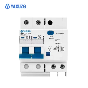 RCBO Circuit Breaker 2P Electronic Fuse 25A 4.5ka Plastic Miniature Earth Leakage for Home Electronics