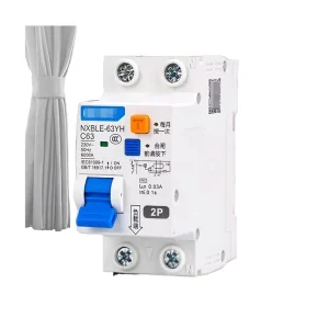 RCBO Circuit Breaker NXBLE-63YH 2P C10 30mA 6kA 230VAC Household Air Switch Residual Current Circuit Breaker