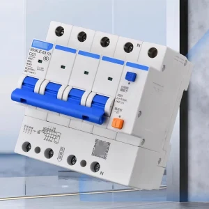 RCBO Circuit Breaker NXBLE-63YH 4P 30mA 6kA Residual Current Circuit Breaker 400VAC Household Air Switch