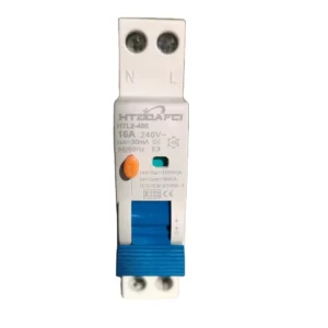 RCBO HTL2-40E 1P 25A Electric Distribution PA66 DIN Rail 50-60HZ IP65 230V 0.4kg White Miniature Circuit Breaker CE Certified
