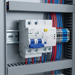 RCBO Mini Copper PA66 Overvoltage Circuit Short Outdoor Removable Circuit Breaker