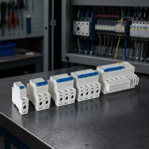 RCBO Residual Current Circuit Breaker 1P 2P 3P 3P+N 4P 230V 400V 3A 125A 4.5kA 6kA 10kA Overload Earth Leakage Protection
